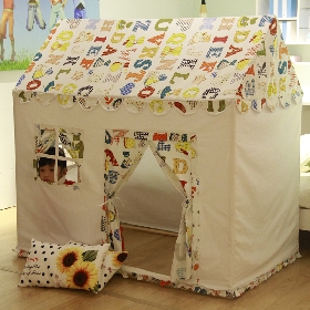 Kids Toy Tent Teepee Princess Prince Castle Tipi Game Tent Girls Play House